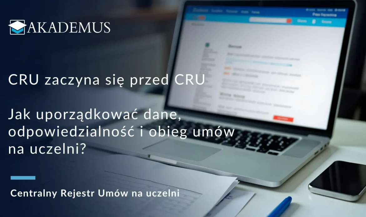 Centralny rejestr umów na uczelni. Akademus