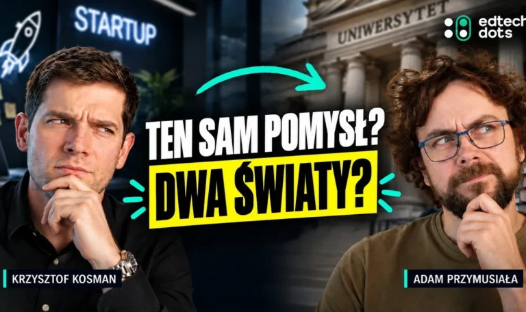 digitalizacja uczelni wyższej. Adam Przymusiała w podaście EdTech Dots